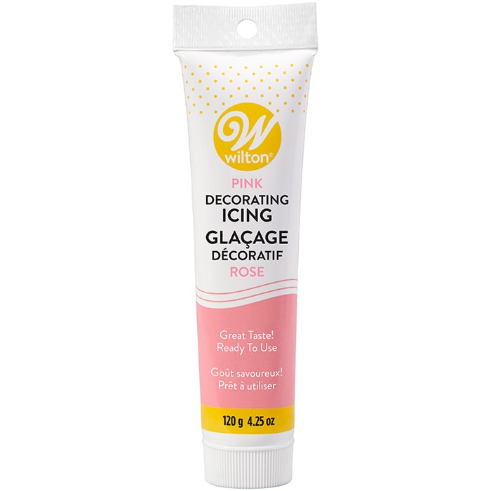Wilton Glaçage Décoratif Rose 120 g