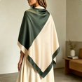 thumbnail image 4 of UJNDER Women's Satin Silk-like Square Scarf Lightweight Draped Neckwear for Adult Elegant Everyday Wear and Styling Scarf for Women,Green_004,One Size, 4 of 5