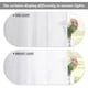 thumbnail image 2 of Cortinas RYB HOME con textura de lino blanco transparente, 132 x 241 cm, juego de 2, 2 of 8