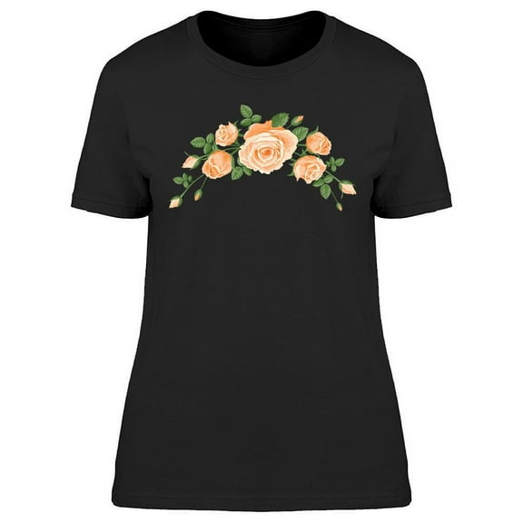 Bouquet Of Garland Of Roses T-Shirt Women -Image by Shutterstock, Female Small