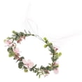 thumbnail image 3 of MasteelfCA Couronne de Mariée, Bandeau en Flocage, Couronne Florale Décorative pour Mariée, 3 of 8