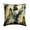 Greenish, variant on Toss Pillow Cover, Decorative Green 20"x20" (50x50 cm) Throw Pillow Covers, Satin Quilted & Floral Throw Pillows For Sofa, Nature & Floral Pattern Modern Style - Arecaceae