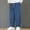 Blue, variant on Men's Casual Pants Mens Pants Straight Fit Elastic High Waist Drawstring Pocket Trousers Plaid Vintage Loose Trousers Anniversary Fall Winter Pants