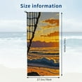 thumbnail image 5 of SHERONV Quick Dry Bath Towel 27.5x55in Beach Sunset Vibrant Colors 27.5x55in, 5 of 7