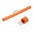 thumbnail image 2 of Uxcell 2Pcs 10" Tubo de aislamiento de tubería de espuma para soporte de agarre 0.47" x 0.87" Naranja, 2 of 6