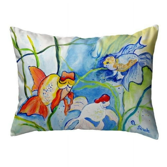 Betsydrake NC1143 16 x 20 in. Fantails II No Cord Pillow
