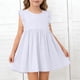thumbnail image 2 of Vestido Largo con Mangas Largas Vestido de Niñas de Manga Voladora de Verano 95% Poliéster 5% Spandex Vestido de Bebé de Manga Larga para Fiesta Diaria Informal, 2 of 7