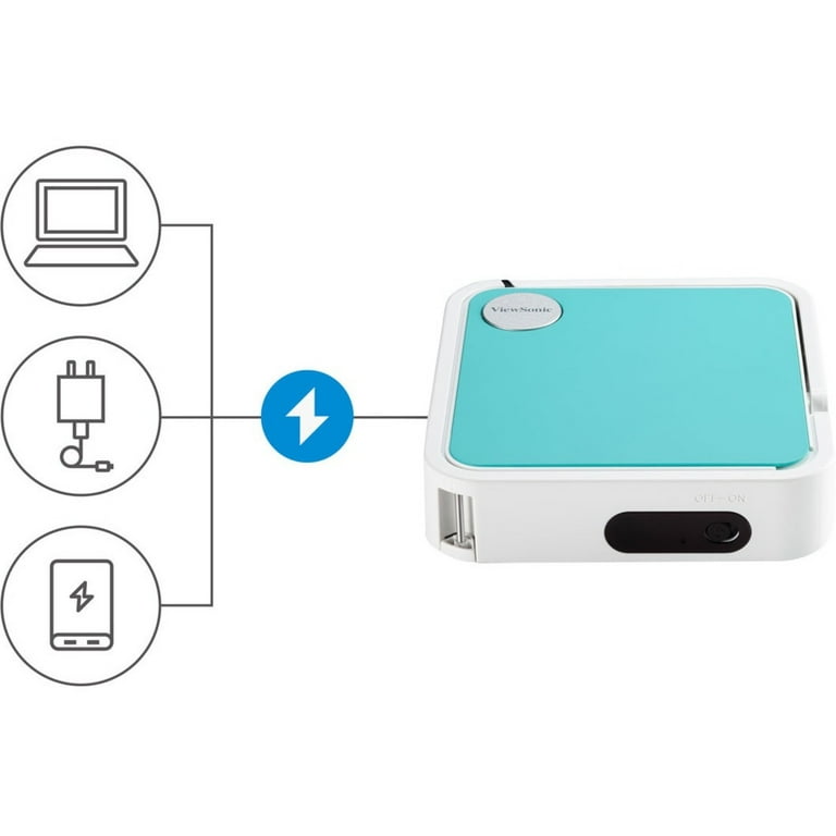 ViewSonic M1 Mini Bluetooth 480P HD LED Mini Projector with ViewSonic M1 Mini Bluetooth 480P HD LED Mini Projector with