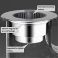 thumbnail image 4 of Kitchen Filter Sink 3-In-1 -Up Plated Sink Strainer Drain Basket Stopping Blockage Bouncing Core Leak-Proof Plug, 4 of 5