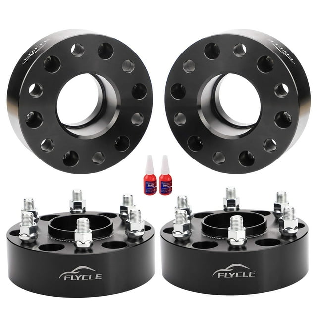 Separadores de ruedas FLYCLE 6x5.5 Hubcentric de 2 pulgadas para Silverado