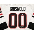 thumbnail image 2 of Christmas Vacation Chevy Chase Autographed White Jersey Griswold Beckett BAS QR 233372, 2 of 5
