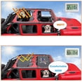 thumbnail image 4 of Shadeidea Jeep Wrangler Sun Shade JL 4 Door Top Sunshade, Front & Rear -(Black Mesh Screen Sunblock Cover, NO FADED Magic Star) Cover JLU (2018-Current), UV Blocker -10 Years Lasting, 4 of 5
