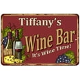 thumbnail image 1 of Tiffany's Red Wine Bar Gift Metal 8x12 Sign Home Decor 108120054111, 1 of 1