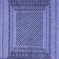 thumbnail image 1 of Ahgly Company Machine Washable Indoor Square Southwestern Blue Country Area Rugs, 8' Square, 1 of 4