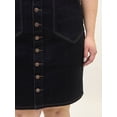 thumbnail image 3 of A3 Denim Women's Plus Size Midi Skirt, 3 of 4