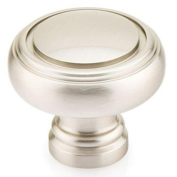 1.625 in. Norwich Cabinet Knob, Satin Nickel