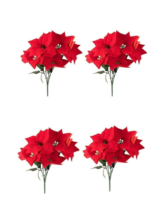 Artificial Poinsettias