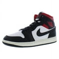 thumbnail image 5 of Women's Air Jordan 1 Mid Black/Gym Red-Sail (BQ6472 061) - 10, 5 of 5