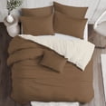 thumbnail image 3 of Nova Walnut Duvet Cover Set King, 3 of 5