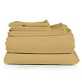 thumbnail image 2 of HIGH THREAD COUNT 1800 EGYPTIAN COTTON & BAMBOO SATIN SOFT SHEET DEEP POCKETS, 2 of 8