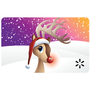 Red Nose Reindeer Walmart eGift Card