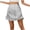@ Gray, variant on Tennis Skirt Fashion Women's Casual Printed Zipper Versatile And Comfortable Spring And Summer Skirt Gray Xxl