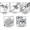 thumbnail image 3 of Bisagras para puertas de cocina CHAO 2 piezas cierre suave con tornillos para armarios, 3 of 5