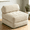 Beige, variant on Ultra-Soft Corduroy Convertible Sofa Bed, 3-in-1 Multi-Functional Folding Sleeper Chair for Small Space, No Assembly Required, Beige