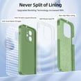 thumbnail image 4 of 3 in 1 Compatible with iPhone 12 Mini Case, [Camera Protection] with 2 Pcs Screen Protectors, Slim Liquid Silicone [Microfiber Lining] Shockproof Phone Case for 12 Mini 5.4 inch (Mint Green), 4 of 16