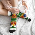 thumbnail image 7 of Men's Coat Of Arms Of ?haitians Novelty Athletic Socks Women's Digital Printing Funky Patterned Crew Socks, 7 of 7
