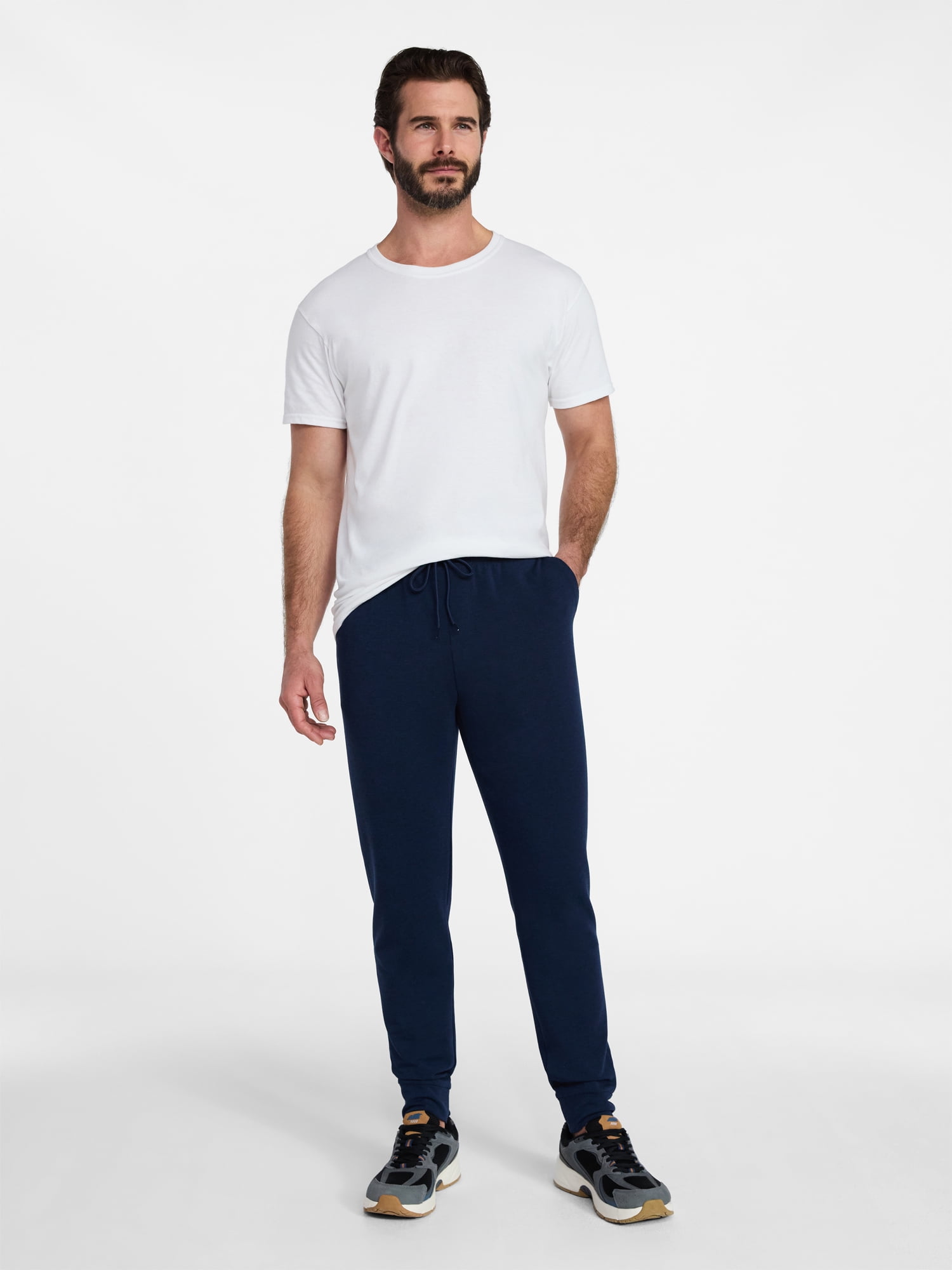 Athletic Works Men's and Big Men's Cotton Active Tee with Short Sleeves, Sizes XS-5XLT