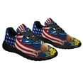thumbnail image 6 of South Carolina Stte Yellow Jessamine Flower and Carolina Wren Bird Shoes Sneakers Black Size 5, 6 of 7