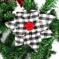 thumbnail image 6 of ZPAQI 5PCS Christmas Flower Cloth Home Tree Hanging Ornament Flower Pendant Decor, 6 of 9