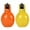 orange and yellow, variant on 2 Pieces Hand Whistles, Coaches Whistle, Loud Sound Lightweight Soft Sports Whistle Trainer Whistle for Walking green and orange