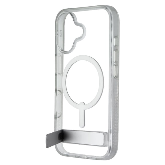 ZAGG Crystal Palace Snap Kickstand Case for MagSafe for Apple iPhone 16 - Clear