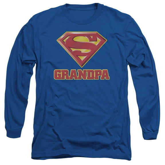 Superman - Super Grandpa - Long Sleeve Shirt - Small