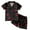 ZA Black, variant on Summer Outfits Girls Toddler Boys Girls Short Sleeve Prints Tops T Shirt Shorts Casual Outfits Clothes Girls Black 3 Years-4 Years