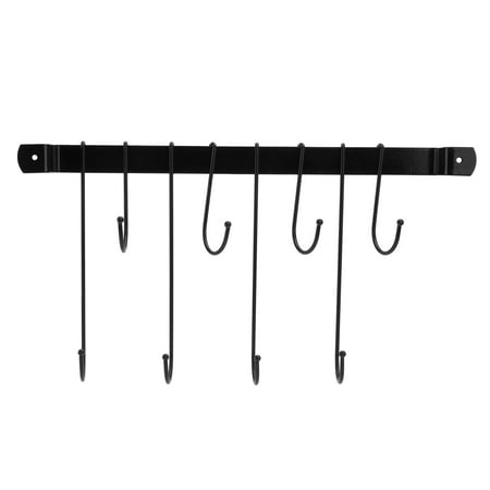 

1 Set Wall Mounted Hook Kitchen Supplies Hook Sundries Storage Hook (Black)