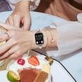 thumbnail image 5 of XIHAMA 14mm Clover & Mother-of-Pearl Watch Band for Women, Compatible with Apple Watch 38/40/41/42mm Series 1-10, Stainless Steel Metal Bracelet with Secure Clasp, 5 of 6