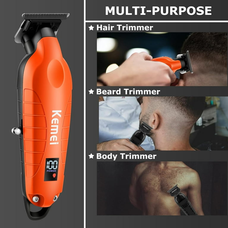 KEMEI 2293 Professional Hair/Beard Trimmer for Men Zero Gapped