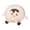 A, variant on ZJNGJC Round Character Stuffed Toy with Keychain, 18cm Cute Sitting Plush Companion, Portable Huggable Figure for Kids, Ideal Gift for Backpack Decor & Bedtime B