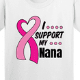 thumbnail image 4 of Inktastic Breast Cancer Awareness I Support My Nana with Pink Ribbon Youth T-Shirt, 4 of 5