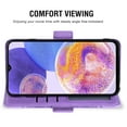 thumbnail image 4 of Asuwish Compatible with Samsung Galaxy A23 5G/4G Wallet Phone Case and Tempered Glass Screen Protector Flip Credit Card Holder Stand Mandala Flower Cell Cover for A 23 23A 6.6 Women Purple, 4 of 8