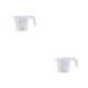 thumbnail image 1 of Bearachild Measuring Jug Convenient V-shaped Nozzle Tools Anti-skidding Design Glass Graduated Ergonomic Kitchen Handle Baking 250ml 2piezas, 1 of 6