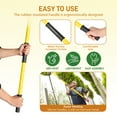 thumbnail image 4 of Ktaxon 26FT Manual Pole Saw, Lightweight Tree Trimmer with Long Handle & Steel Blade, Yellow, 4 of 11