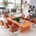 thumbnail image 3 of Customzied Rectangle  2.4m Black Color Office Conference Meeting Room Office Meeting Table for 6 people My Lux Decor Round, 3 of 5