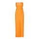 thumbnail image 5 of VISgogo - Vestido de tubo informal para mujer, a la moda, degradado/color sólido, con hombros descubiertos, con abertura larga VISgogo  moda, 5 of 7
