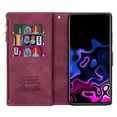 thumbnail image 2 of For Samsung Galaxy S25 Edge Wallet Case Color Splicing Leather Phone Cover with Stand - Black, 2 of 5