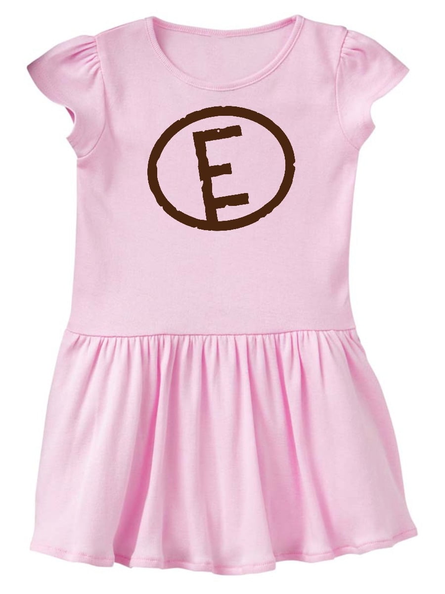 monogram baby dress