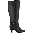 thumbnail image 2 of Bella Vita Womens Troy II Leather Almond Toe Knee-High Boots, 2 of 3